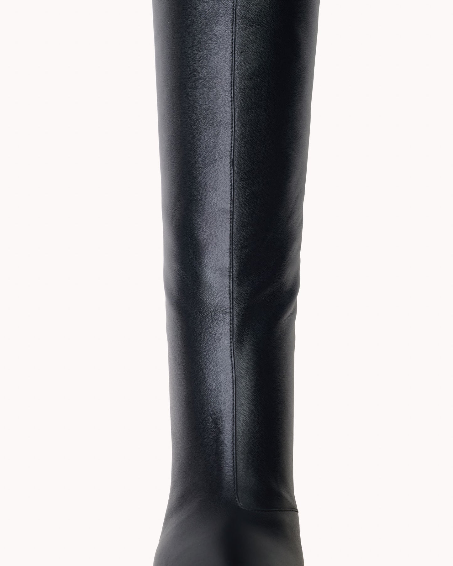 Stivali Carolina in nappa nera con tacco alto - Maison Skorpios di Adriana Abascal