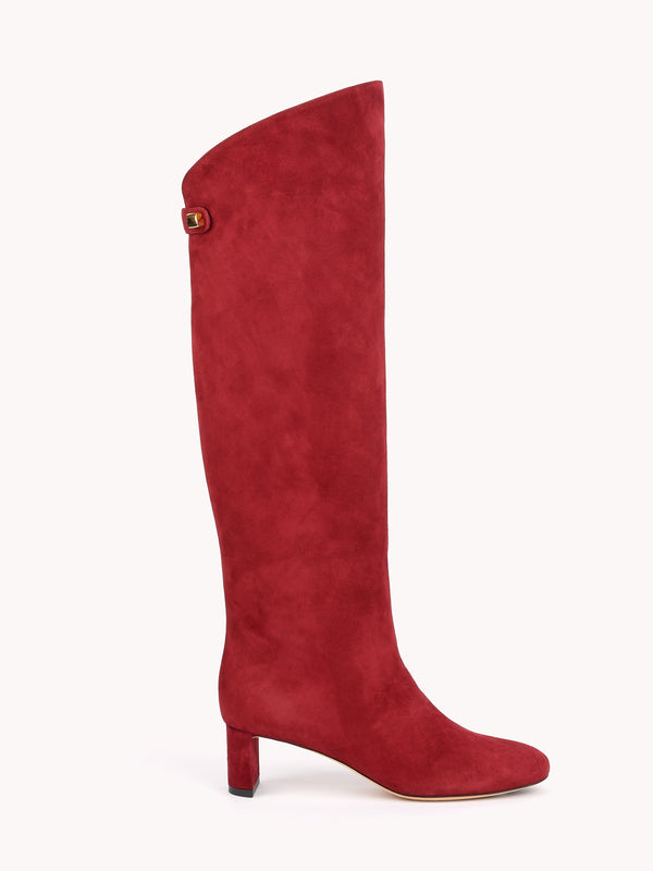 Adry Mid-Heel Cachemire Burgundy