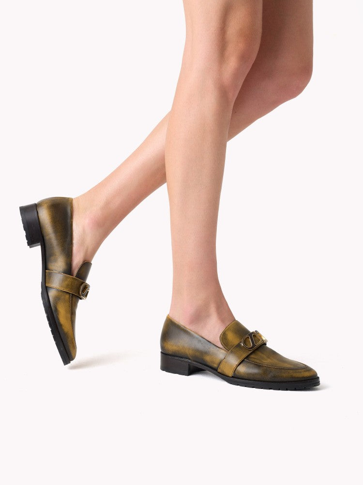 erplain_file_id:764893 - Blair London piper golden brown leather loafers