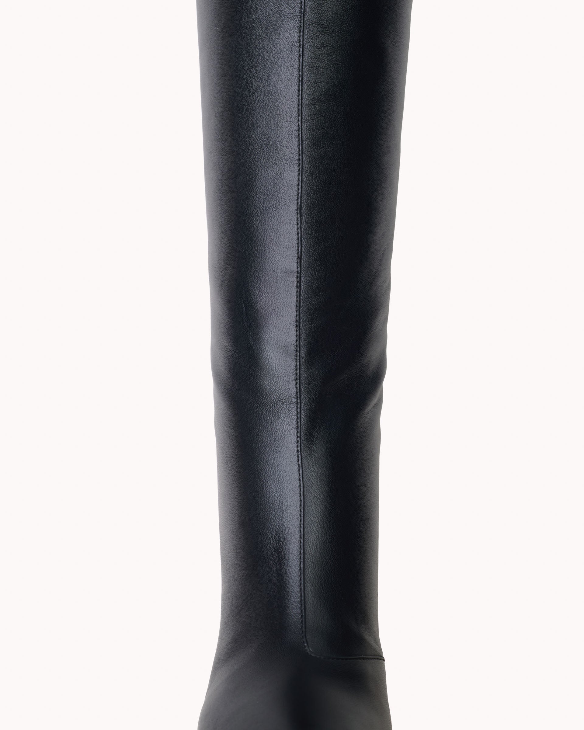 Caroline high-heel couture nappa black leather boots