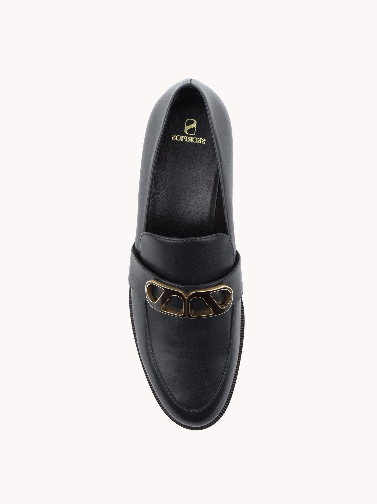 timeless luxury loafers black leather skorpios