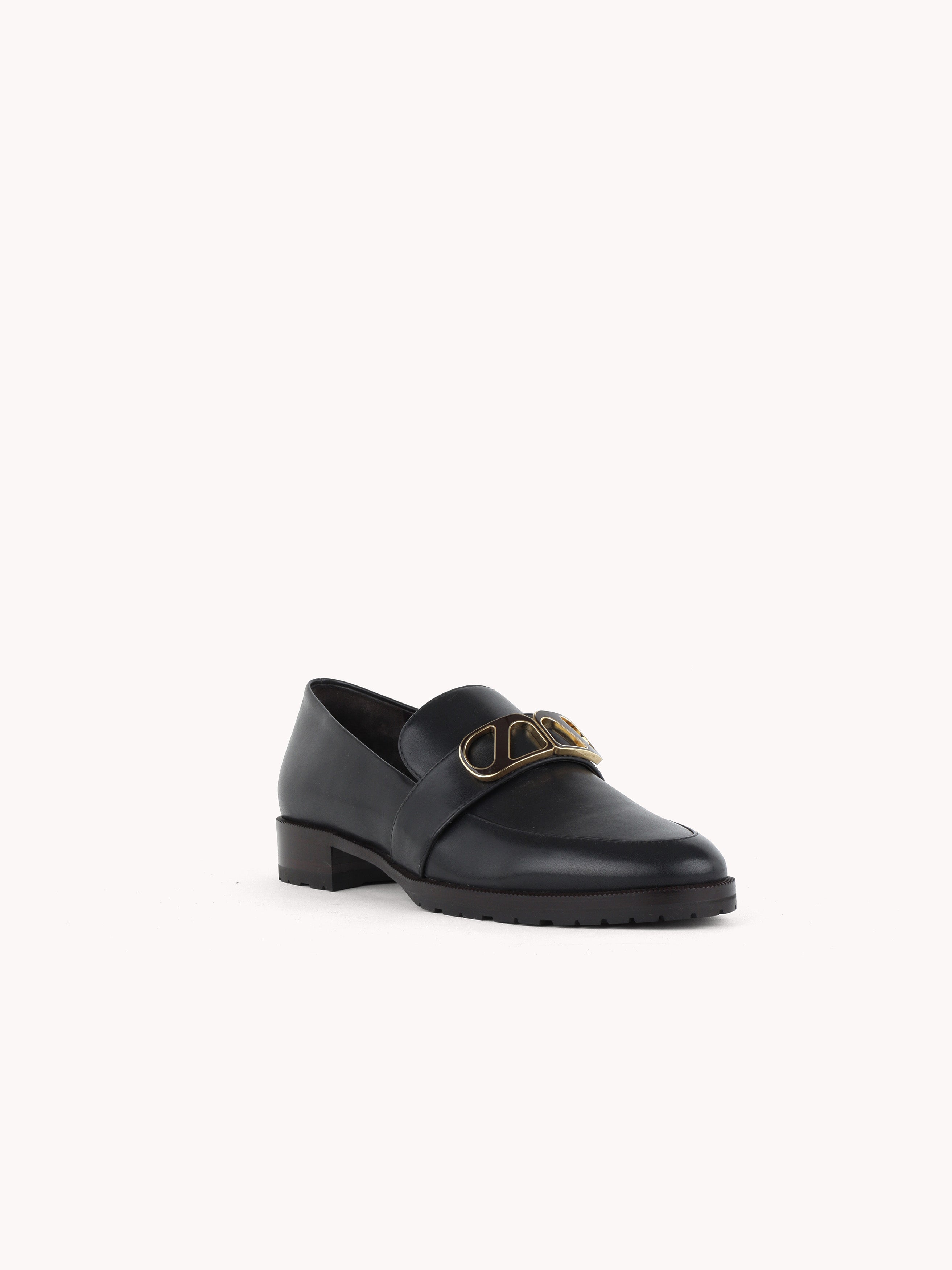 Blair London Piper Black Leather Loafers