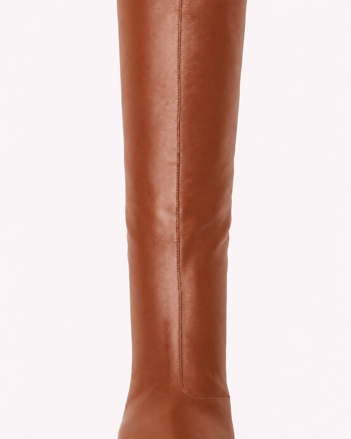 Caroline high-heel couture nappa cognac leather boots
