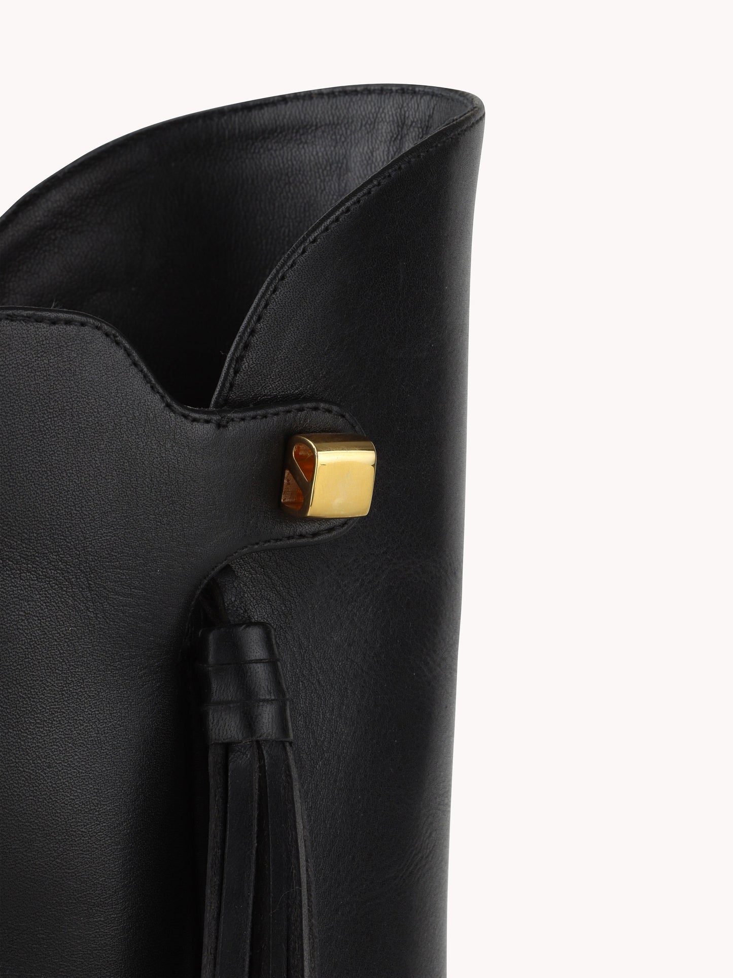 luxury black leather ankle boots skorpios