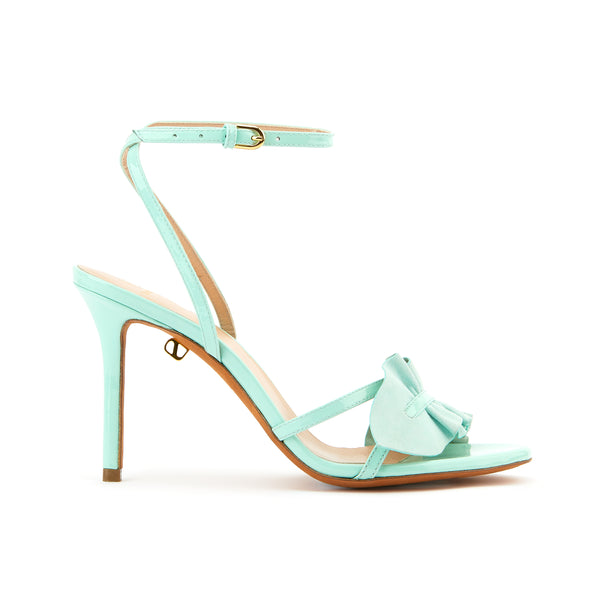Almudena High-heel Peppermint Suede Sandals