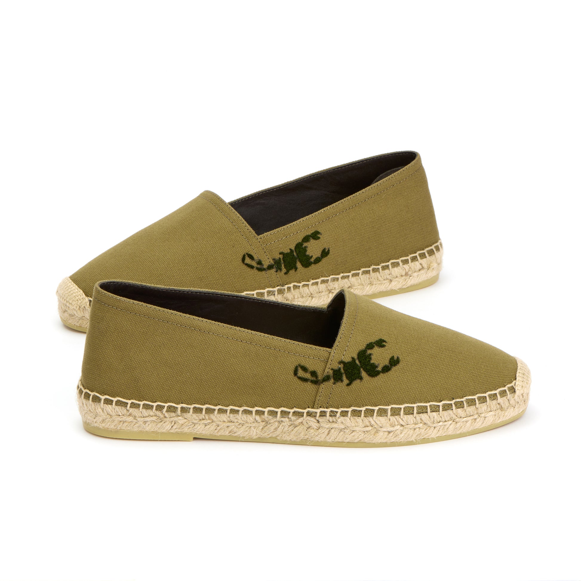 Diego Khaki Canvas Men's Espadrilles