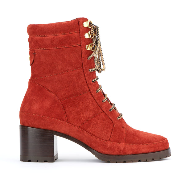 Rita Ketchup Suede Lace Up Boots