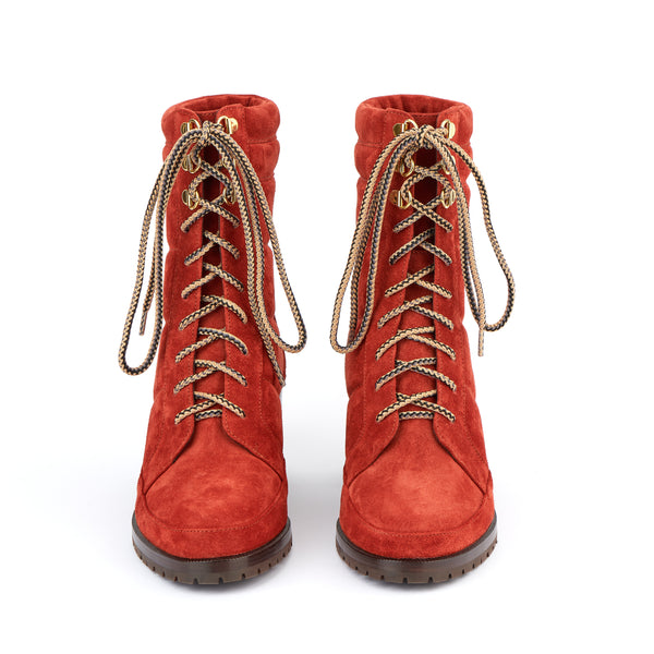 Rita Ketchup Suede Lace Up Boots