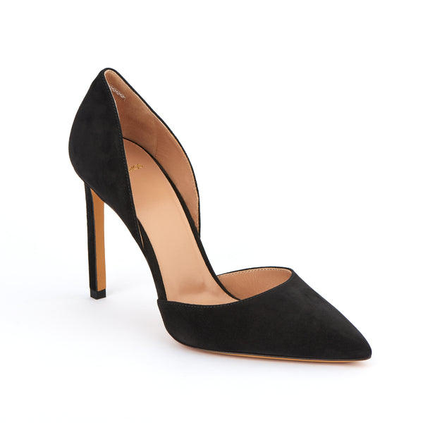 Nieves High-heel Black Suede Stilettos