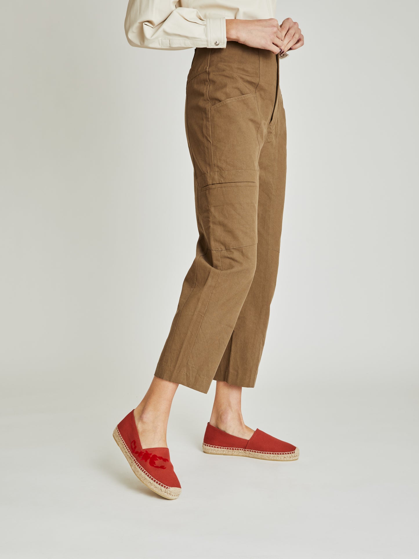 Sam Terracotta Canvas Espadrilles