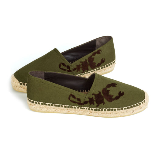 Sam Khaki Canvas Espadrilles