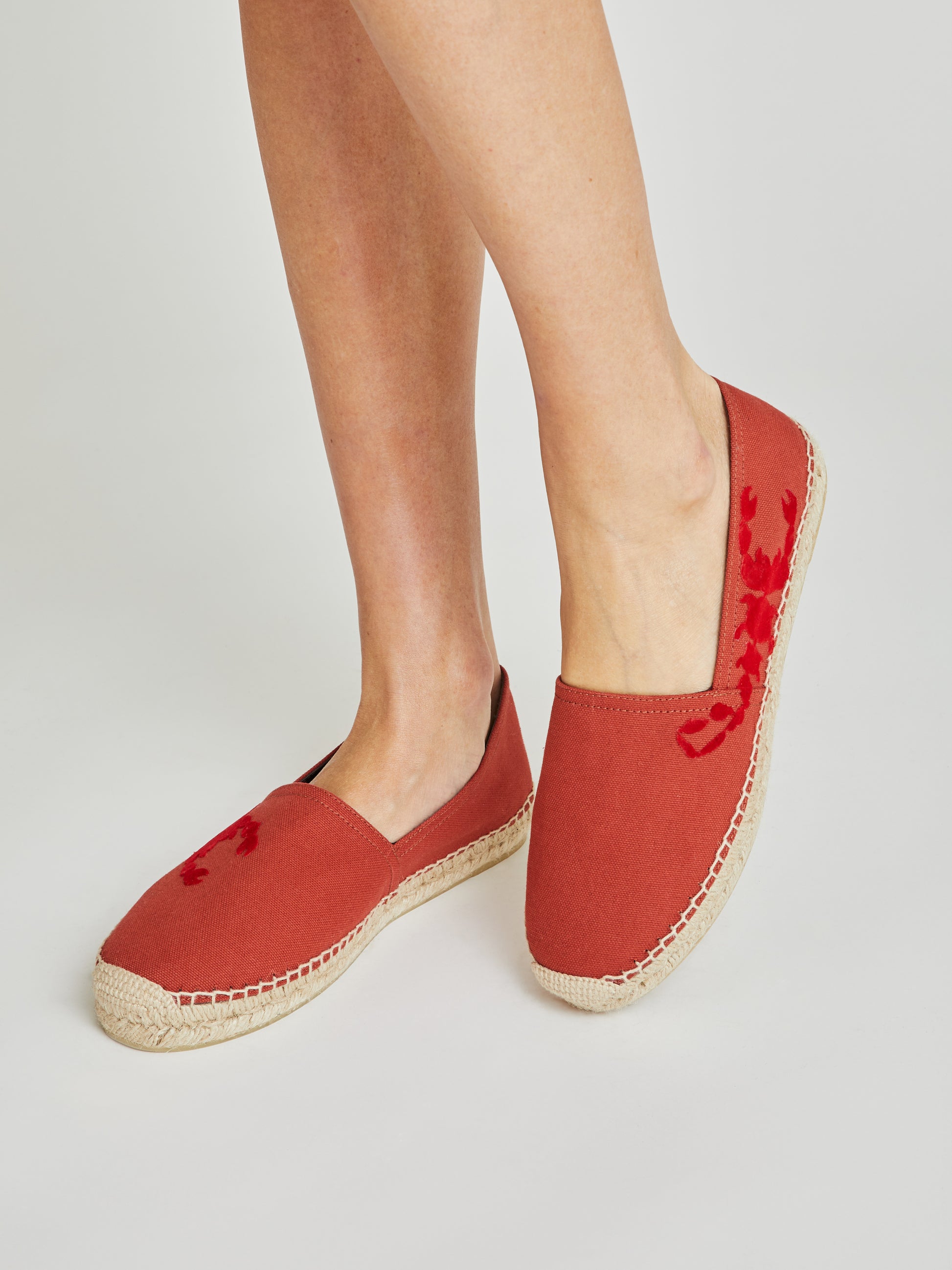Sam Terracotta Canvas Espadrilles